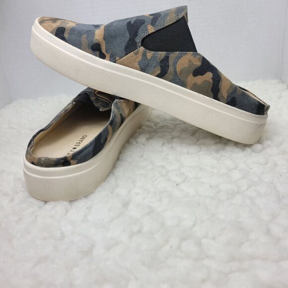 Lucky Brand Tychael Women's Slip On Mul Size  9 Green Camouflage Comfort Shoes - Picture 6 of 9